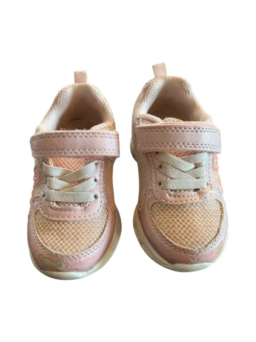 Carter’s Toddler Girls Size 6 Pink Light-Up Sneakers Floral